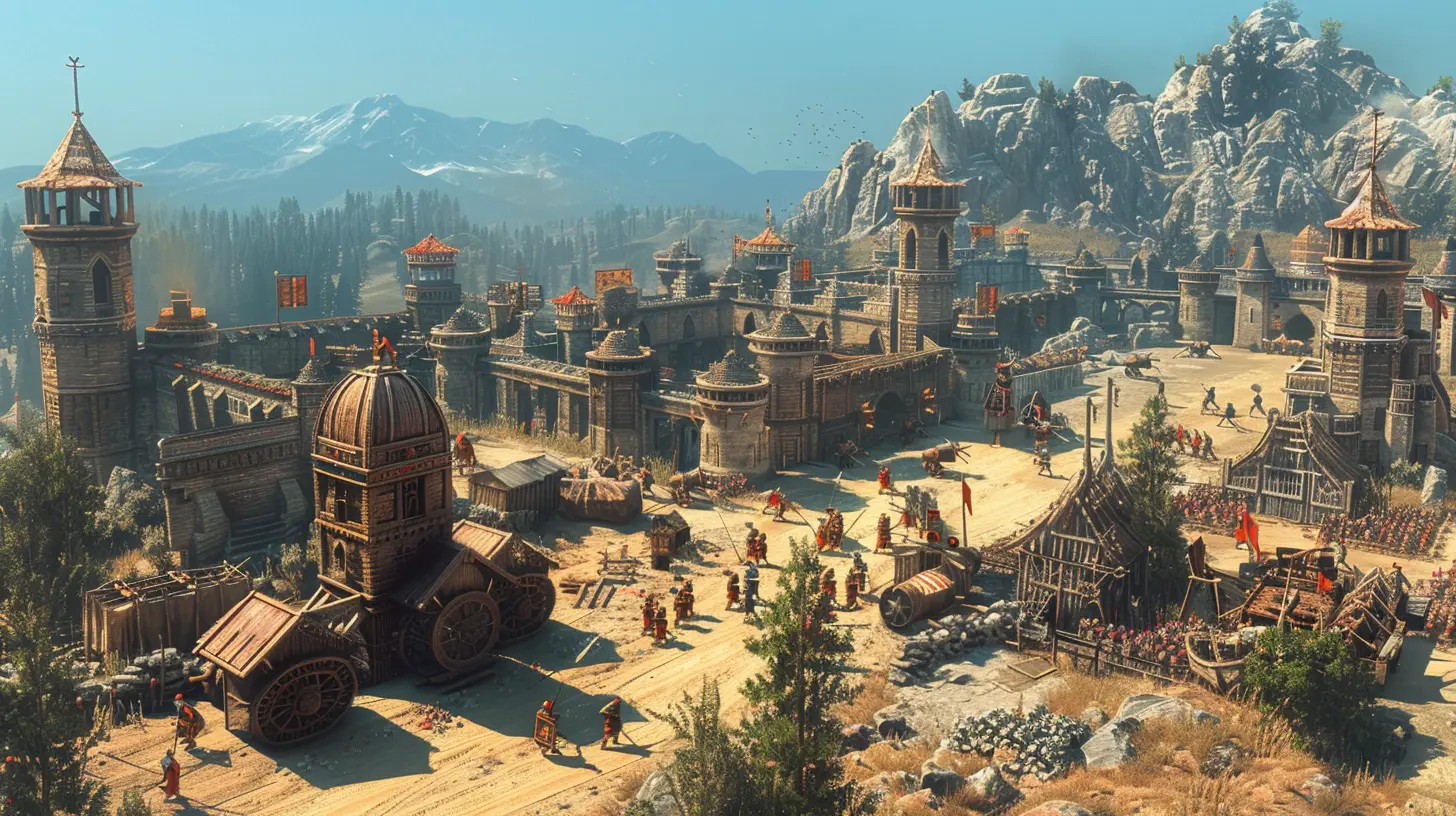 Effective Use of Siege Engines and Artillery in Strategy Games