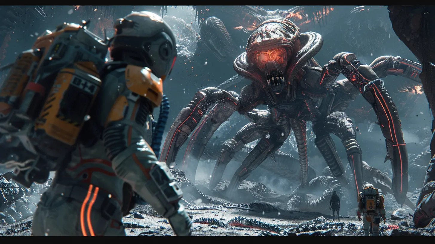 Survival Mechanics in Hostile Alien Environments