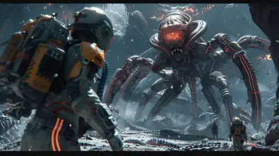 Survival Mechanics in Hostile Alien Environments