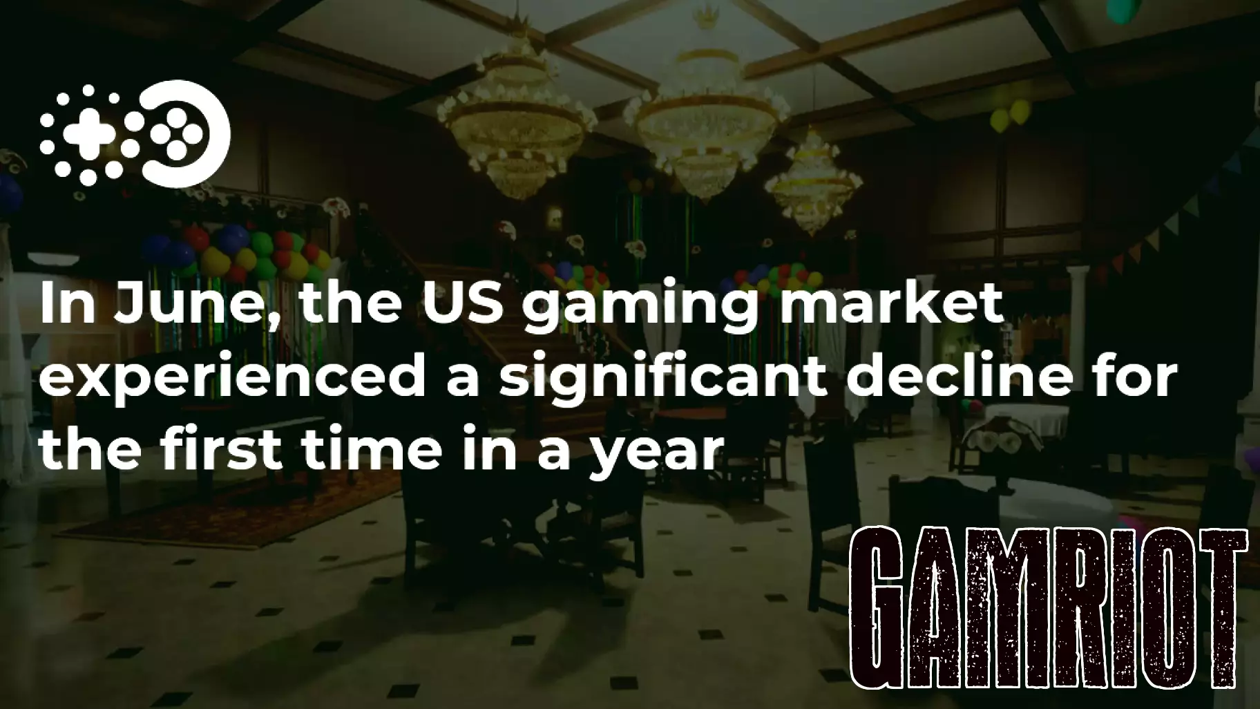In June, the US gaming market experienced a significant decline for the first time in a year