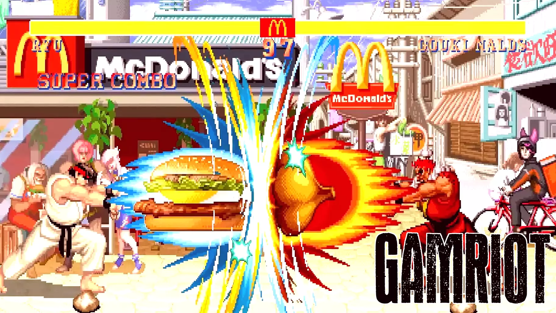 Street Fighter-Inspired Burgers Launch in Japan